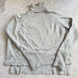 J. Crew Light Gray Turtleneck Sweater